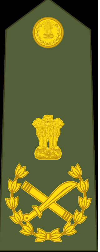 इंडियन आर्मी में पद और रैंक