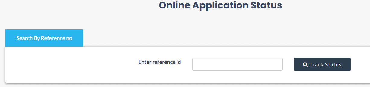 Online Application Status