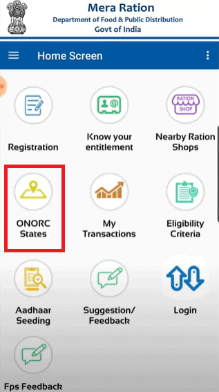 mera-ration app ONORC state