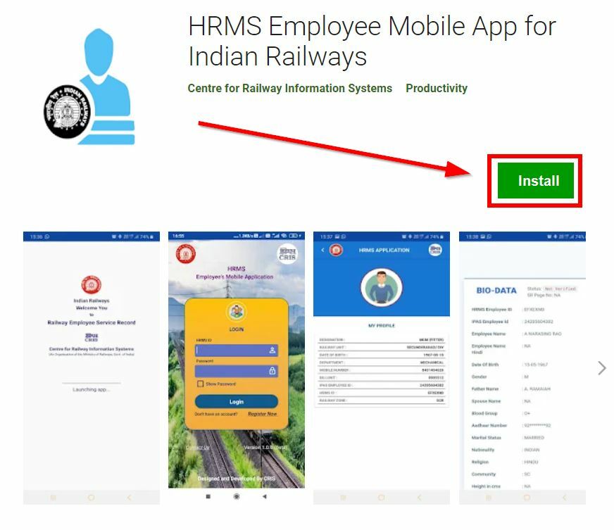 HRMS Employee Mobile App