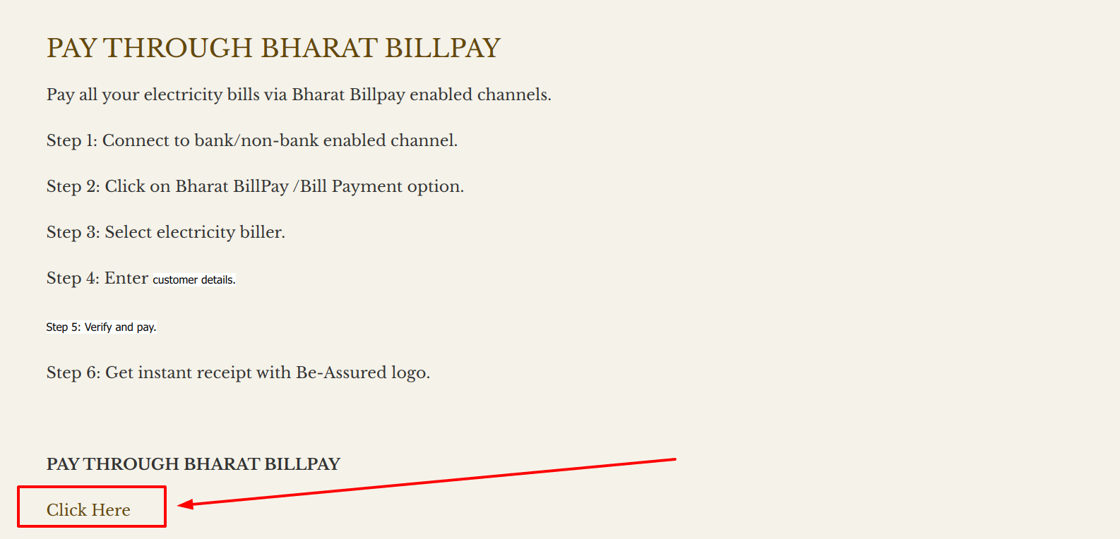 Raajsthan Bijli Bill Payment