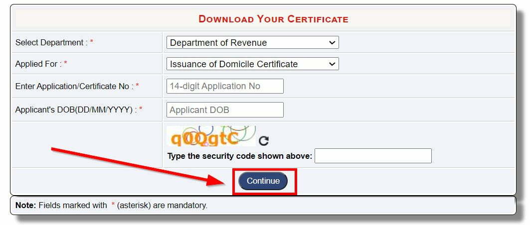 delhi edistrict download certificate online