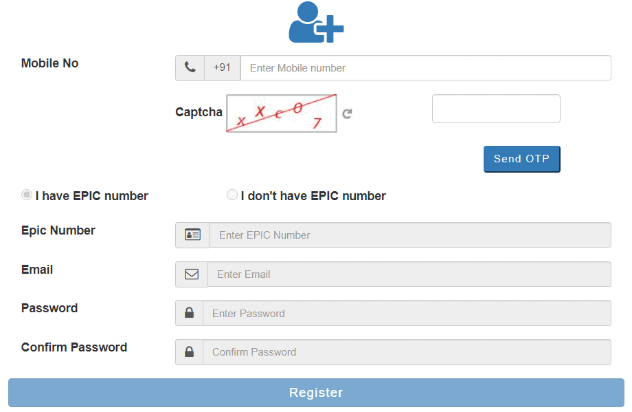 NVSP-Portal-Registration form