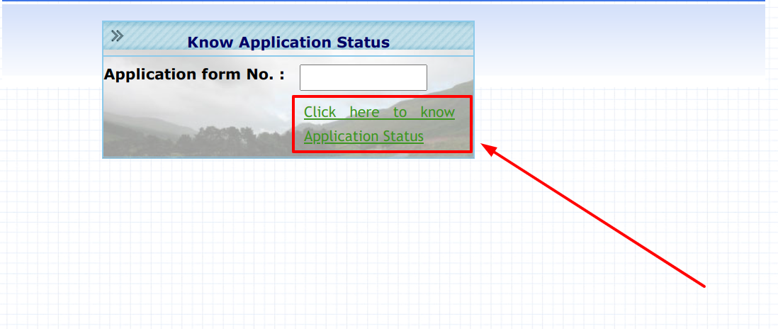 Application form status check online
