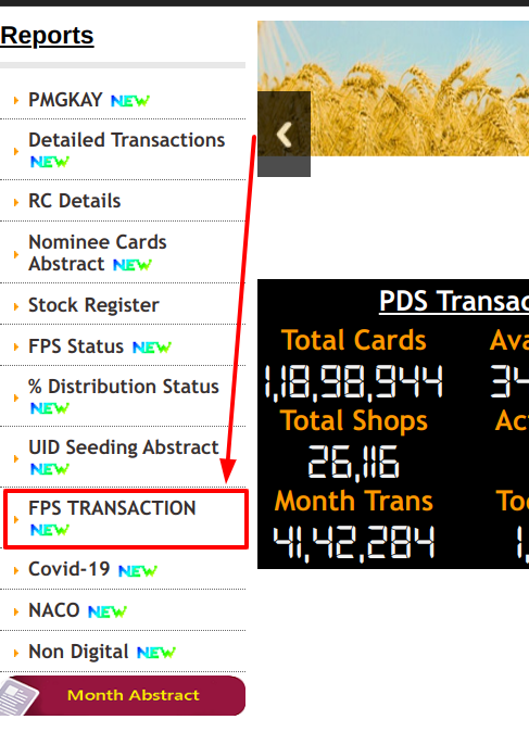 FPS Transaction status check online