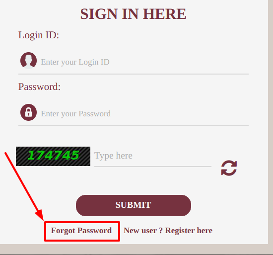 saral haryana forgot password