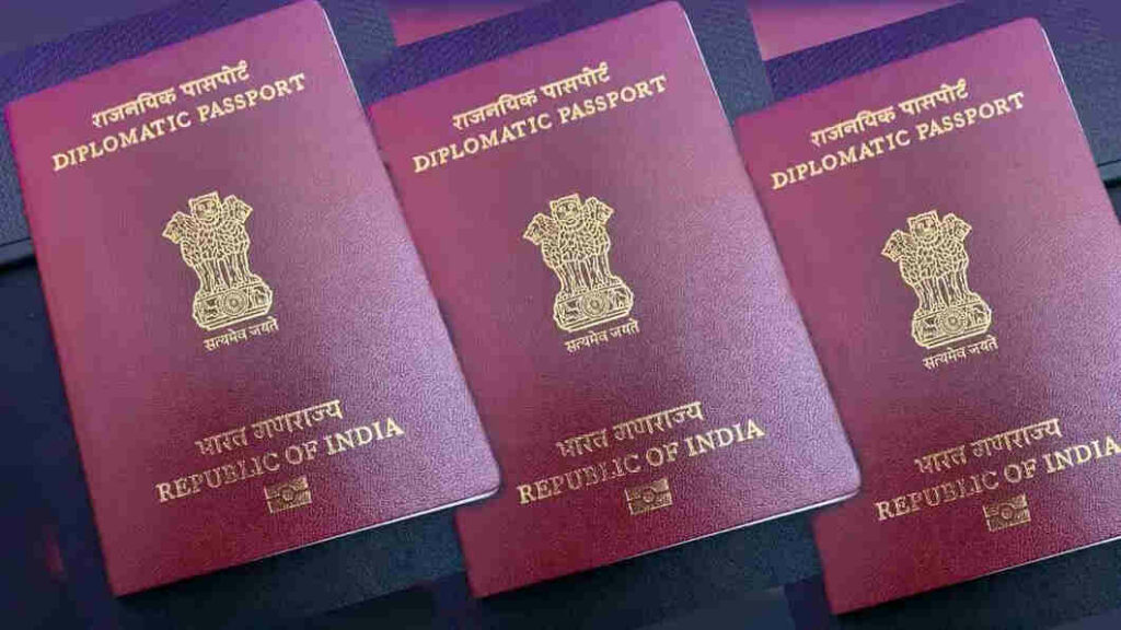 diplomatic Passport Different Types of Passports in India