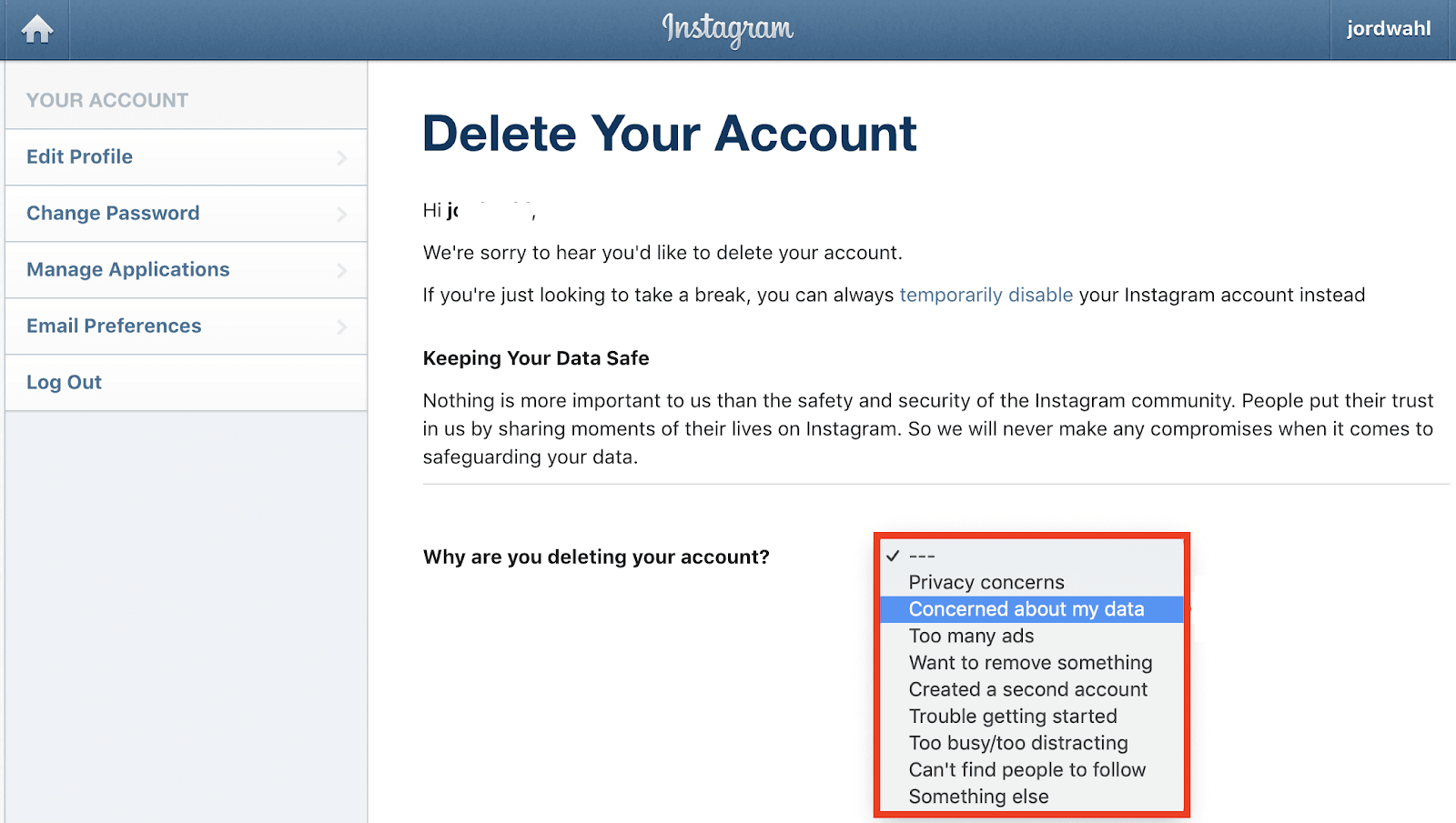 instagram Why-Are-You-Deleting-Your-Account