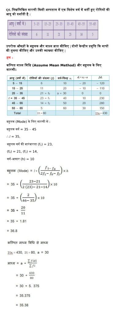 Maths class 10 chapter 14 statistics prashnawali 14.2 solutions