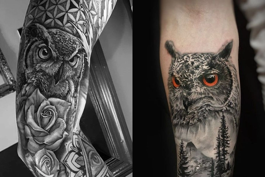 Owl-Tattoo design