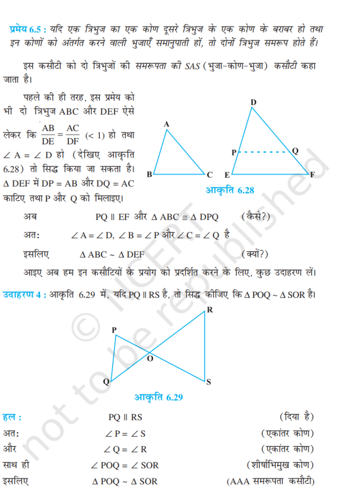 Symmetry triangles theorems and examples