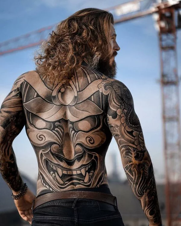 the full body unique tattoo design
