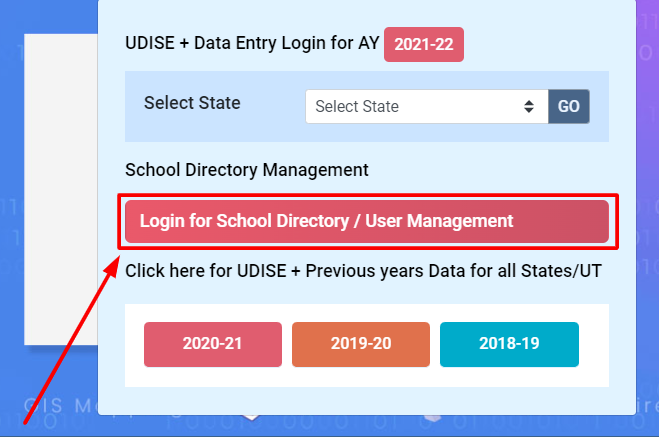 login for school directory or user management