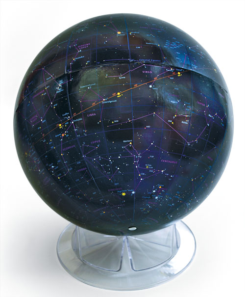 Celestial globe आकाशीय ग्लोब 