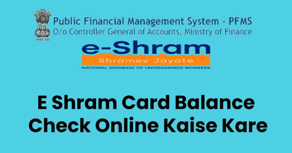 E Shram Card Balance Check Online Kaise Kare, State Wise Direct Link