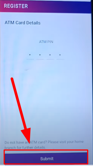 ATM card pin details