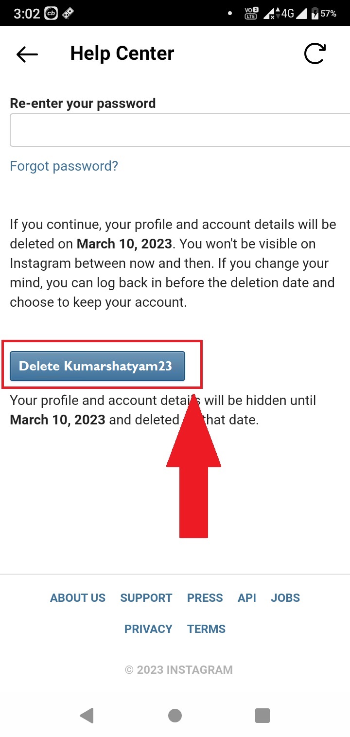 Instagram Account Permanently Delete कैसे करें