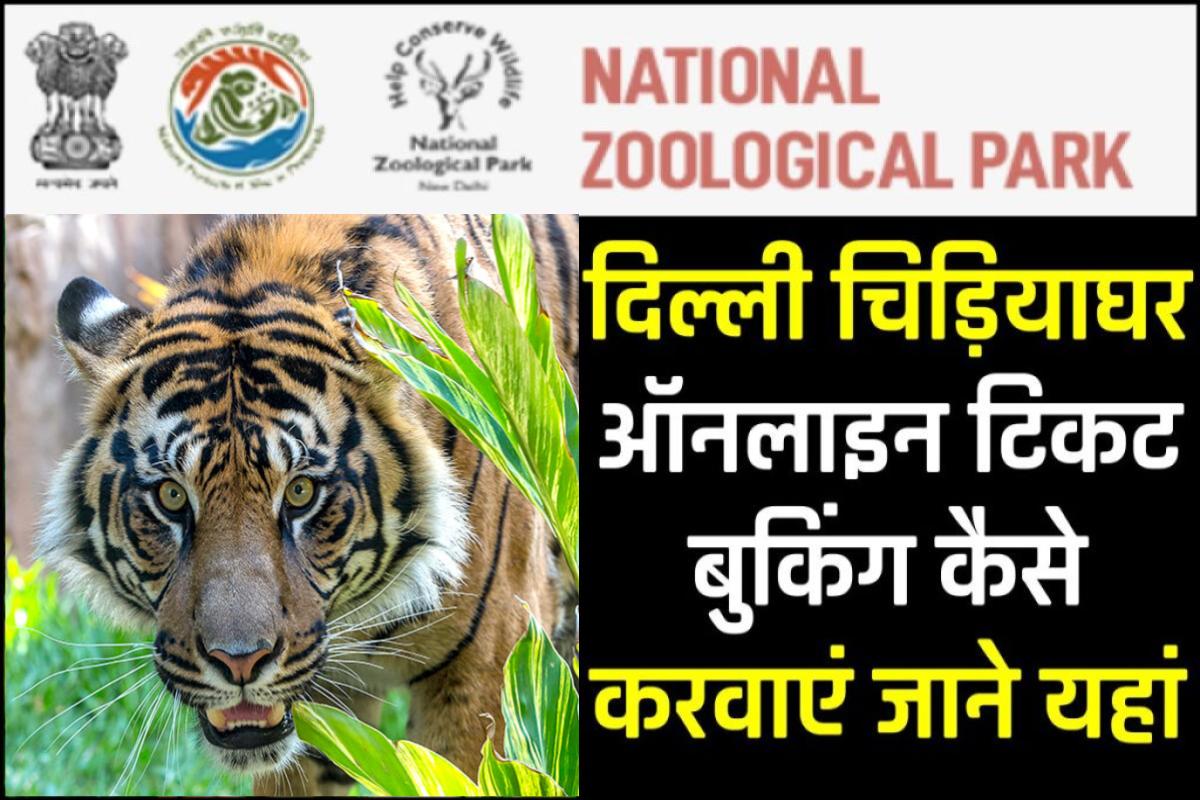 दिल्ली चिड़ियाघर ऑनलाइन टिकट बुकिंग कैसे करवाएं Delhi Zoo Online Ticket Booking | Download QR Code Ticket