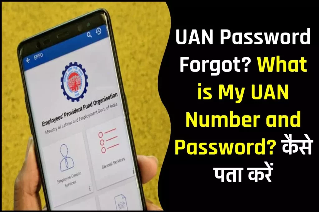 UAN Password Forgot? What is My UAN Number and Password? कैसे पता करें