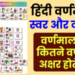 Hindi Varnamala: हिंदी वर्णमाला स्वर और व्यंजन (Hindi Alphabet Varanmaala)